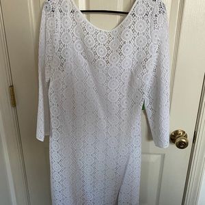 NWT Lilly Pulitzer White Topanga Dress sz XL